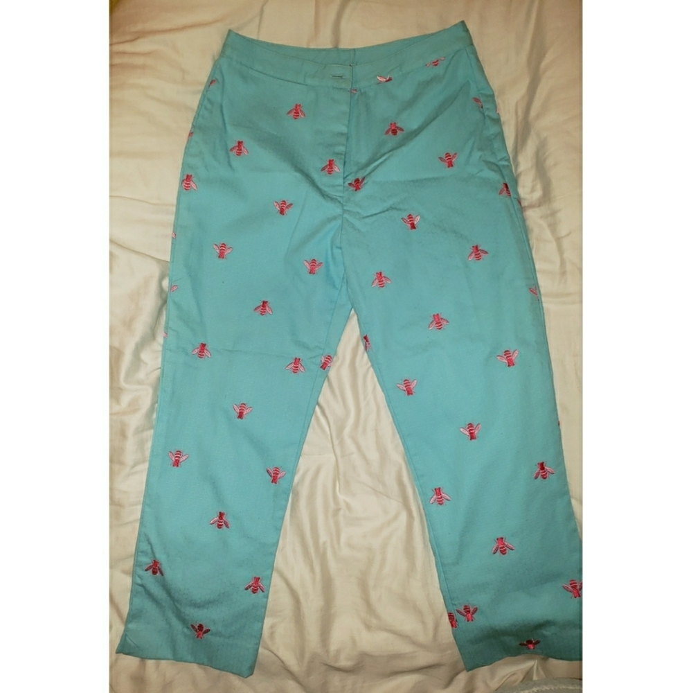 Lilly Pulitzer Havana capri bee honeycomb pants